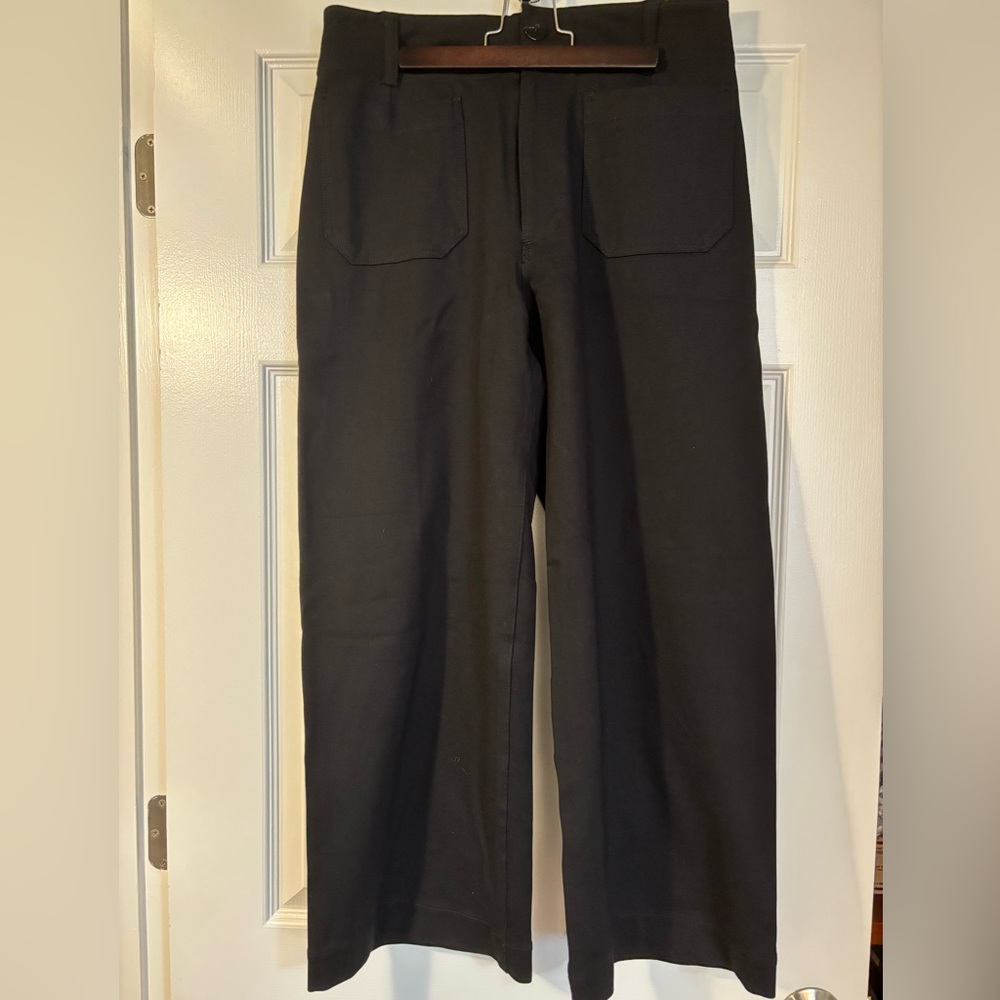 Anthropologie Black Cropped Pants